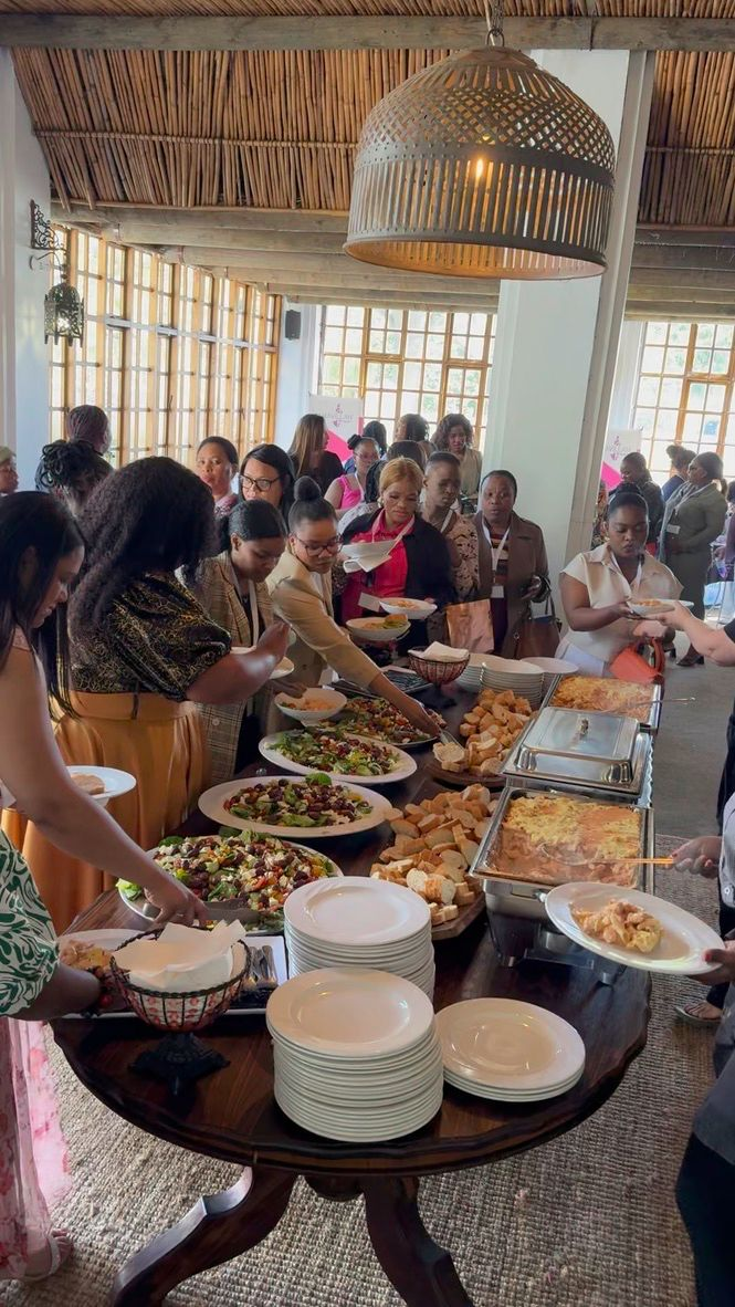 Delegates gathered at the Basadi launch networking lunch